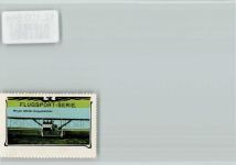 Reklamemarke - Flugsport Serie - Wright Militär Doppeldecker Flugwesen
