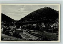 75385 W7264 Bad Teinach - Ortsansicht mit Schwimmbad