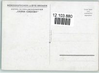 sign R. Schmidt - Dampfer Sierra Cordoba AK Norddeutscher Lloyd Künstlerkarte