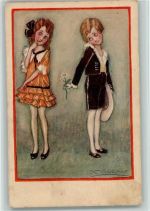 Serie 349-2 - Kinderpoesie- Margerite Mauzan, A. Künstlerkarte