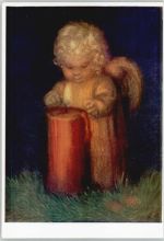 Nr. 400 "Dies soll dir gehören - Engel zündet Kerze an Weihnachten Spötl, M.