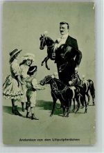 Liliput - Pferde ca 1910 AK Pferd