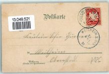 82380 W8123 Peißenberg 1901 Gebrauchsspuren Hohen-Peissenberg Mondschein