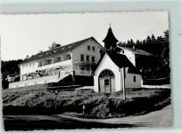 94252 W8371 Bayerisch Eisenstein - Hotel-Cafe Bayerisch Häusl Schuppen Vorfahrtsverkehrszeichen