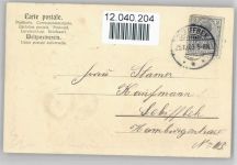 Geburtstag, Goldruck , Vergissmeinnicht Münze auf AK 1903 Prägedruck