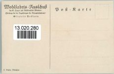 So mäht der deutsche Michel, Sense Landwirtschaft Künstlerkarte