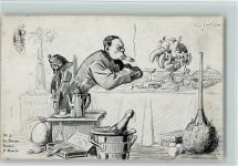 Nr. 2 - La Soupe - sign Pierre Chatillon Kriegsnot 1920