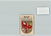 39629 O3592 Bismark Altmark - Vignette Wappen Kaffee Hag ca 1920-1940