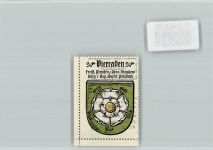 16303 O1321 Vierraden - Vignette Wappen Kaffee Hag ca 1920-1940
