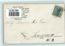 Donnerstag - Liebespaar AK Tag 1905 Prägedruck