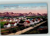 86807 W8938 Buchloe - mit Gebirgspanorama ca 1920 AK