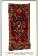 Serie III Nr. 6 - Meisterstücke orientalischer Knüpfkunst in Bildern AK Teppich