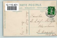 Bern Berne Kornhausbrücke und die Alpen Morgenrot Brücke 1911