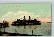 Ferry Boat in New York , Hafen ca 1913 AK Fähre