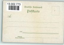 Gruss aus Friedrichsruh, Bismarck mit seinem Hund Bismarck Lithographie