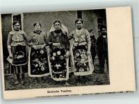 Feldpoststempel : Landsturmbatl. 4. Komp. Kaiserslautern Trachten ehem. Jugoslawien 1916
