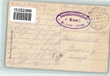 Feldpoststempel : Landsturmbatl. 4. Komp. Kaiserslautern Trachten ehem. Jugoslawien 1916