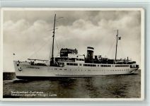 W2190 Cuxhaven Deebäderdampfer Königin Luise ca 1935 AK Seebäderschiff Foto AK