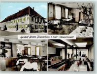 77948 W7632 Friesenheim , Baden Foto AK Gasthof Krone mit Kegelbahn, , sehr gute Erhaltung AK