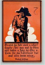 gute Erhaltung AK Adel Friedrich der Große Künstlerkarte