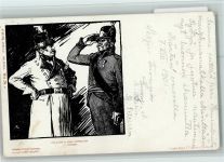 Tampere Tammerfors 1901 Künstlerkarte Soldat beim Gruß