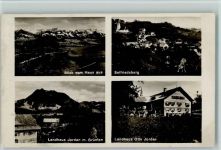 87544 W8976 Seifriedsberg , Kr Sonthofen - Landhaus Jordan mit Grünten Landhaus Otto Jordan Blick vom Haus aus Ortsansicht 4-Bidlaufnahme