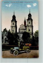 Jaroslaw Jaroslaw 1940 - Marienkirche, Automobil AK