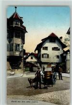 Luzern Lucerne Hundekarren - Milchmann Berufe Hundekarren 1912