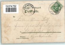 55583 W6552 Bad Münster-Ebernburg am Stein Lithographie Gruss aus - Nr. 1364 Kunstanstalt Lautz , Erhaltung III AK