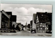 36323 W6325 Grebenau , Hess - Ortsansicht Fachwerkhaus VW-Käfer