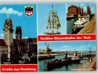 Raddampfer Oskar Huber in Duisburg AK Raddampfer