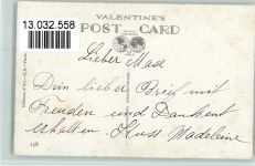 Valentines Nr. 158 Kind mit der Schreibmaschine Attwell, M. L. Künstlerkarte