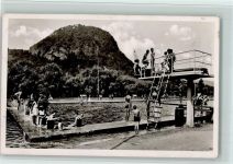 W7700 Singen (Hohentwiel) Freibad Sprungturm Schwimmen