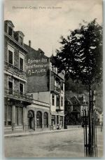 54470 W5550 Bernkastel-Kues 1908 - Partie am Gestade Garten des Hotel Restaurant A. Lauer