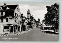 89522 W7928 Giengen an der Brenz 1958 - Postberg - Konsum Lebensmittel, gute Erhaltung AK