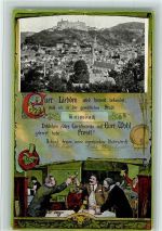95326 W8650 Kulmbach 1931 - Bier trinken - Urkunde , gute Erhaltung AK