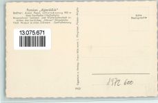 87527 W8972 Ofterschwang 1952 Foto AK Pension Alpenblick , sehr gute Erhaltung AK