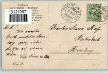 Spruch - Kind mit einem Korb, Rosen, Vergissmeinnicht AK Taube 1907 Prägedruck