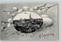 Bern Berne Ostern - Osterei, Kätzchenzweige, gute Erhaltung AK Städteglückwunsch