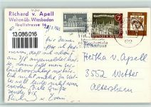 65232 W6204 Wehen , Taunus 1963 - Hausmannsplatz AK