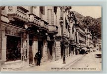 Monte Carlo 1926 - Boulevard des Moulins AK