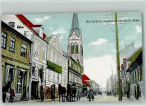 Mitau Jelgava 1920 - Kath. Kirchenstraße - Militär Kolonne