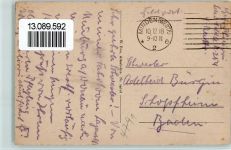 33184 W4791 Altenbeken 1918 Gebrauchsspuren Teilansicht AK