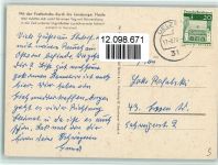 W2116 Hanstedt , Nordheide Lüneburger Heide - histor. Kutsche 1970 AK Postkutsche