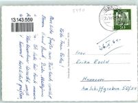 52222 W5190 Büsbach - Bischofstraße Marktplatz Kirche Büsbacher Berg