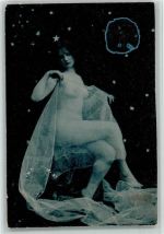 Serie Nude mitTüll verhüllt 1899 AK Glamour (Erotik)