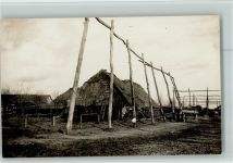Foto AK Bauernhaus in einer Kolonie AK