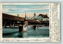Luzern Lucerne Totentanzbrücke Brücke