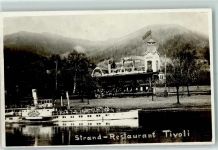 14806 O1821 Groß Briesen b Belzig Foto AK Strand-Gasthaus Tivoli Raddampfer Pillnitz