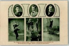 Original Löfflers-Lange Kunstradfahrer Artist 1919